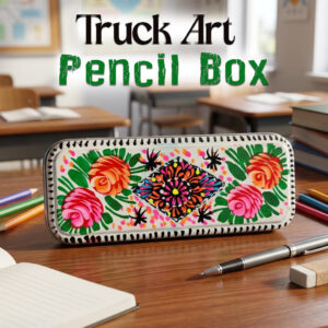 Pakistani Truck Art Bundi Pencil Box (W-20cm)