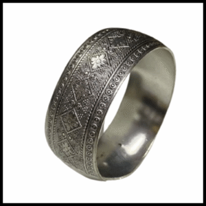 Totem Bangle Cuff Bracelet