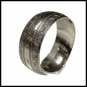 Totem Bangle Cuff Bracelet