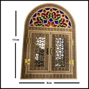 Handcrafted Wooden Decorative Gate (H-11inch × W-8inch)