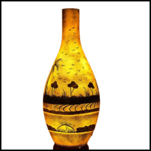 Camel Skin Lamp Surahi Shape (Size :59 cm)