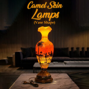 Camel Skin Lamp Vase Shape (Size :59 cm)