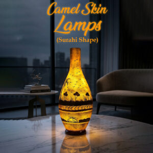 Camel Skin Lamp Surahi Shape (Size :59 cm)
