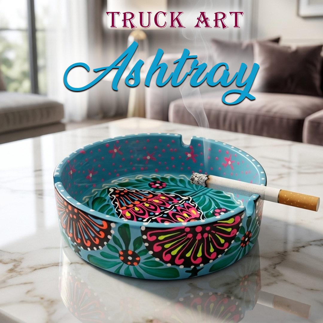 Truck Art Ashtray