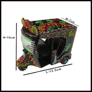 Truck Art Rickshaw (W-7cm:H-10cm:L-12.5cm)