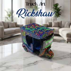 Truck Art Rickshaw (W-7cm:H-10cm:L-12.5cm)