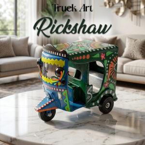 Truck Art Rickshaw (W-7cm:H-10cm:L-12.5cm)