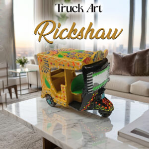 Truck Art Rickshaw (W-7cm:H-10cm:L-12.5cm)