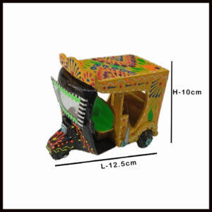 Truck Art Rickshaw (W-7cm:H-10cm:L-12.5cm)