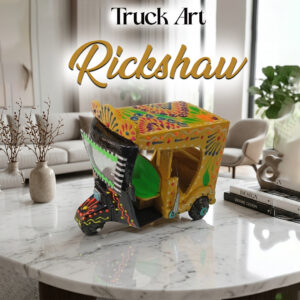 Truck Art Rickshaw (W-7cm:H-10cm:L-12.5cm)