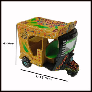 Truck Art Rickshaw (W-7cm:H-10cm:L-12.5cm)