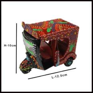 Truck Art Rickshaw (W-7cm:H-10cm:L-12.5cm)