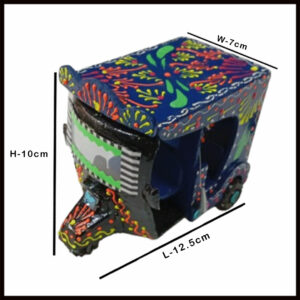 Truck Art Rickshaw (W-7cm:H-10cm:L-12.5cm)