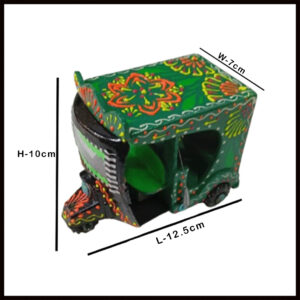 Truck Art Rickshaw (W-7cm:H-10cm:L-12.5cm)