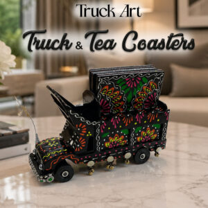 Truck Art Truck & Tea Coaster Set Of 6