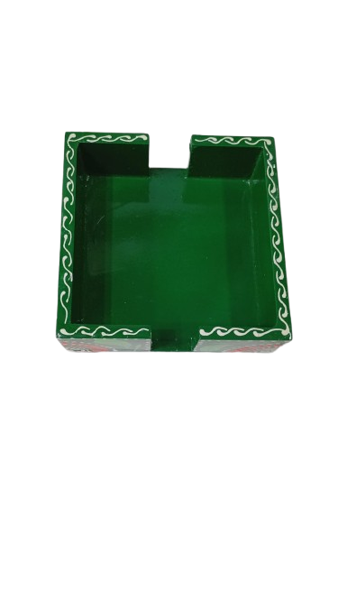 Truck Art Tea Coaster Set of 6 with Holder – Handmade Traditional Pakistani Design - Image 7