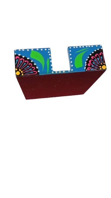 Truck Art Tea Coaster Set of 6 with Holder – Handmade Traditional Pakistani Design - Image 7