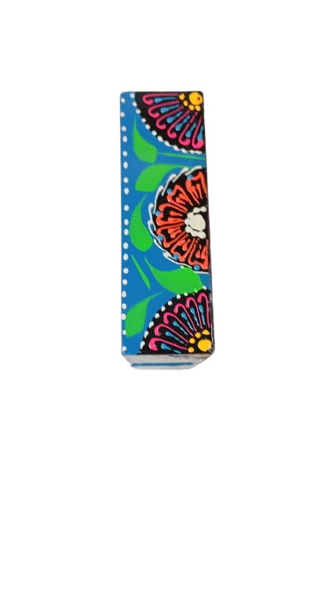 Truck Art Tea Coaster Set of 6 with Holder – Handmade Traditional Pakistani Design - Image 8