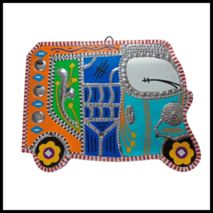 Rickshaw Wall Hanging (W-18cm, H-13cm)