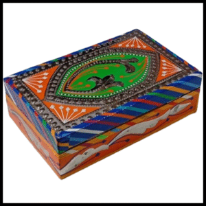 Chamakpatti Box: Real Truck Art Design for Storage and Decoration (W-20, H-12.5 cm)