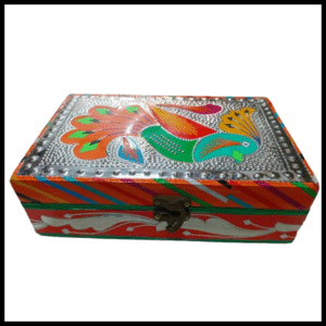 Chamakpatti Box: Real Truck Art Design for Storage and Decoration (W-20, H-12.5 cm)
