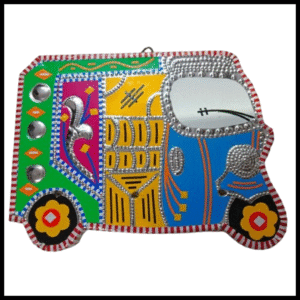 Rickshaw Wall Hanging (W-18cm, H-13cm)