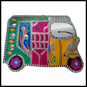 Rickshaw Wall Hanging (W-18cm, H-13cm)