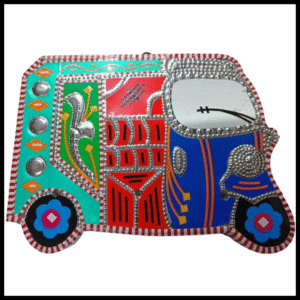 Rickshaw Wall Hanging (W-18cm, H-13cm)