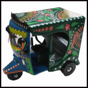 Truck Art Rickshaw (W-10cm:H-9cm)