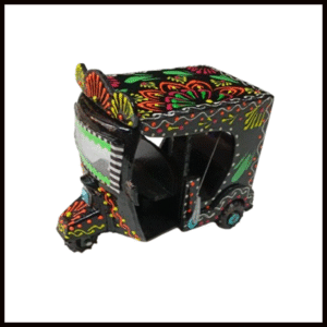Truck Art Rickshaw (W-10cm:H-9cm)