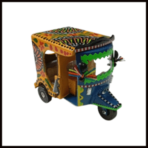 Truck Art Rickshaw (W-10cm:H-9cm)