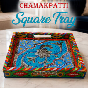 Chamakpatti Handmade Square Tray (26.5×26.5cm)
