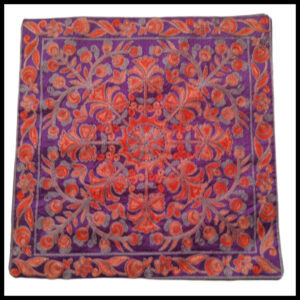 Elegant Floral Printed Cushion Cover – Decorative Pillow Case Size (16cm x 16cm)