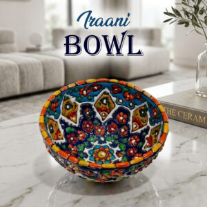 Elegant Iraani Bowl – Handcrafted Traditional Serving Bowl with Timeless Design