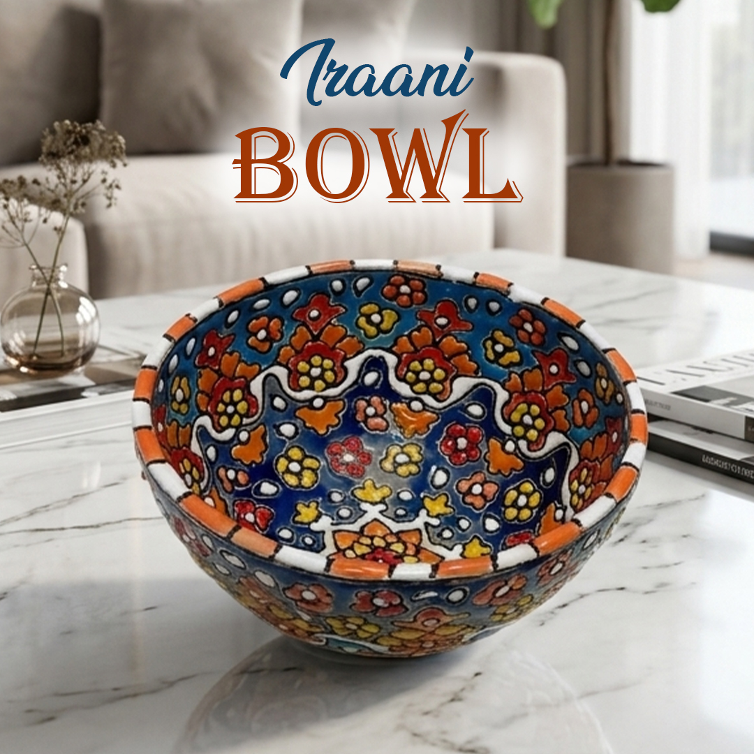 Elegant Iraani Bowl – Handcrafted Traditional Serving Bowl with Timeless Design
