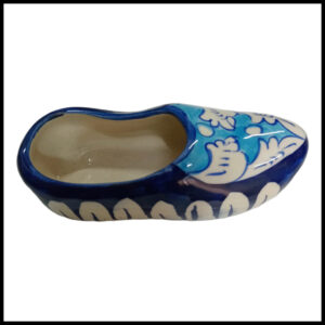 Blue Pottery Shoe Decor