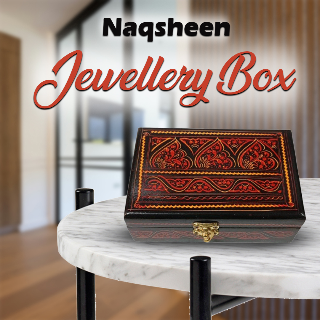 Naqsheen Jewellery Box Size (W: 15-cm)