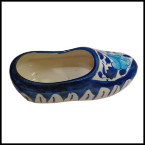 Blue Pottery Shoe Decor