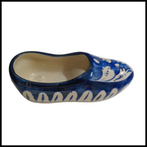 Blue Pottery Shoe Decor