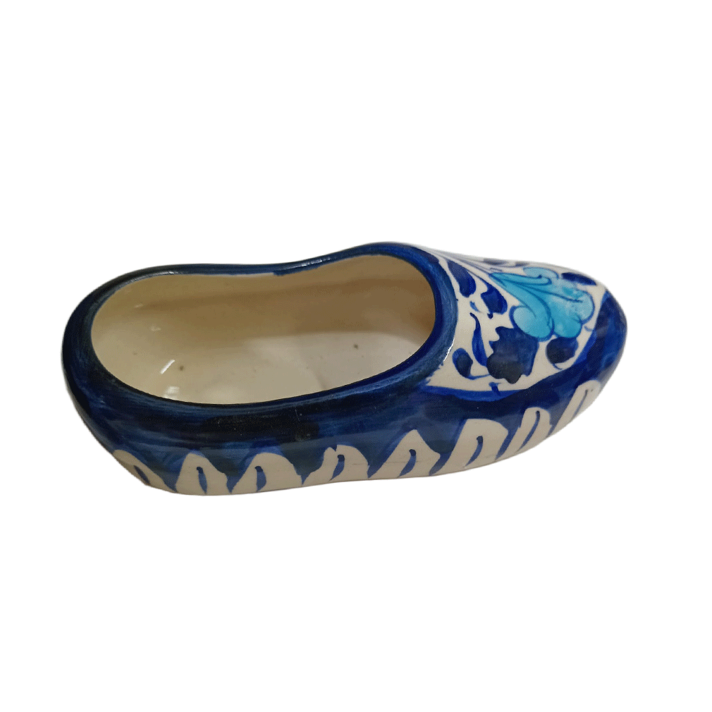 Blue Pottery Shoe Decor - Image 3