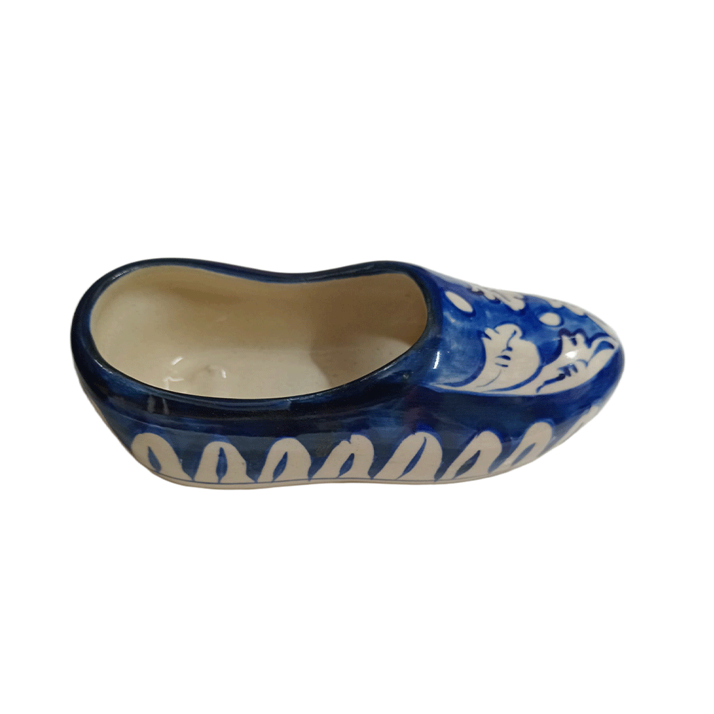 Blue Pottery Shoe Decor - Image 3