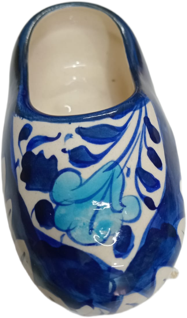 Blue Pottery Shoe Decor - Image 5