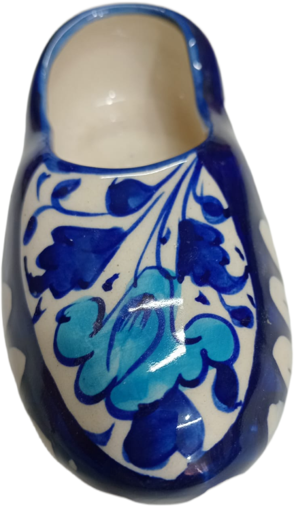 Blue Pottery Shoe Decor - Image 7