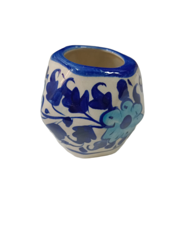 Blue Pottery Diamond Mini Bowl (5×5.6) - Image 5