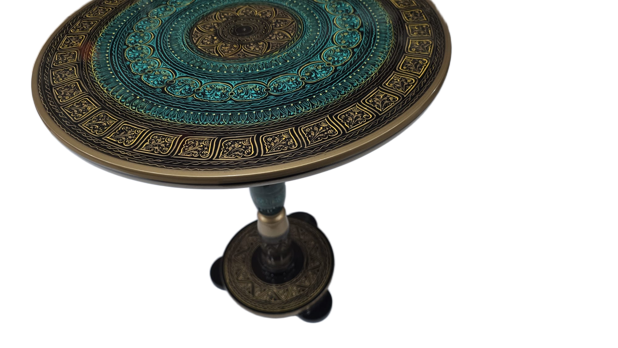 Naqsheen Coffee Table (D:43 cm | H:46 cm) - Image 6