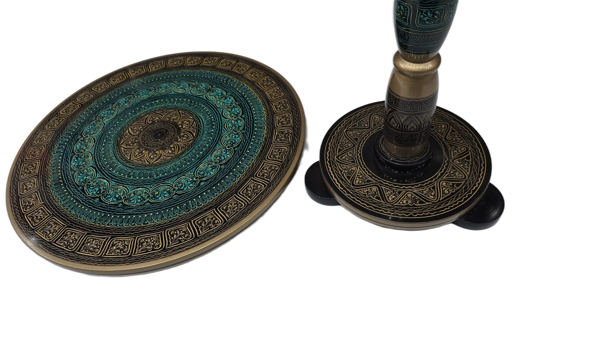 Naqsheen Coffee Table (D:43 cm | H:46 cm) - Image 10