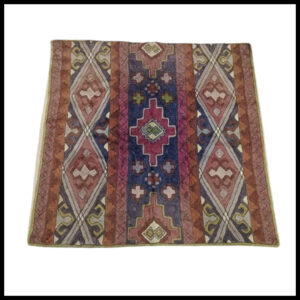 Elegant Floral Printed Cushion Cover – Decorative Pillow Case Size (24cm x 23cm)