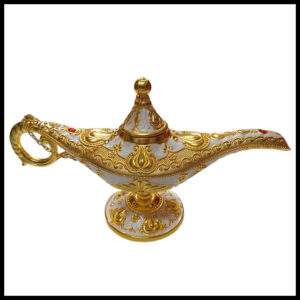 Vintage Style Aladdin Lamp Unique Gift & Decor Showpiece (W-23cm x H-12.5cm)