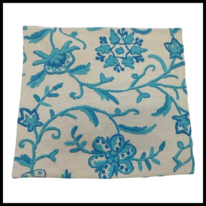 Elegant Floral Printed Cushion Cover – Decorative Pillow Case Size (15cm x 15cm)