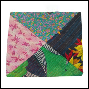 Elegant Floral Printed Cushion Cover – Decorative Pillow Case Size (15cm x 15cm)